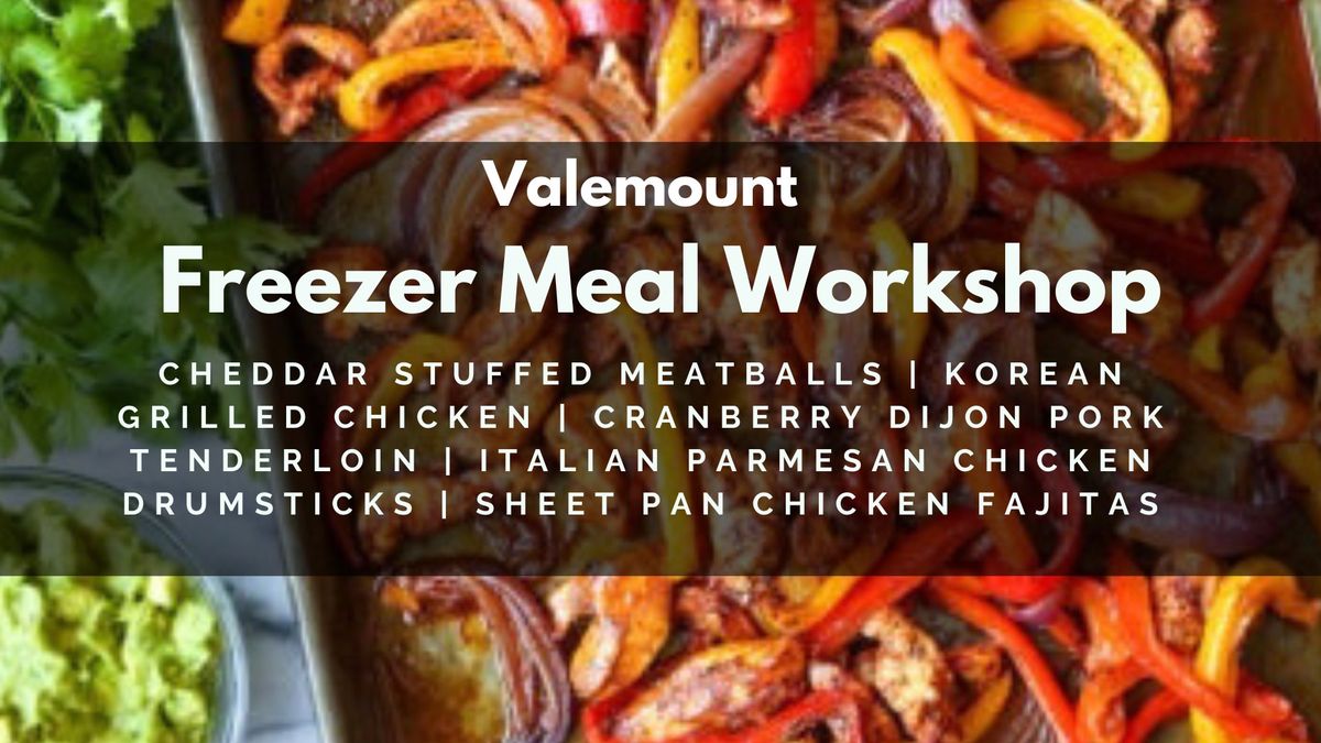 Valemount Freezer Meal Workshop