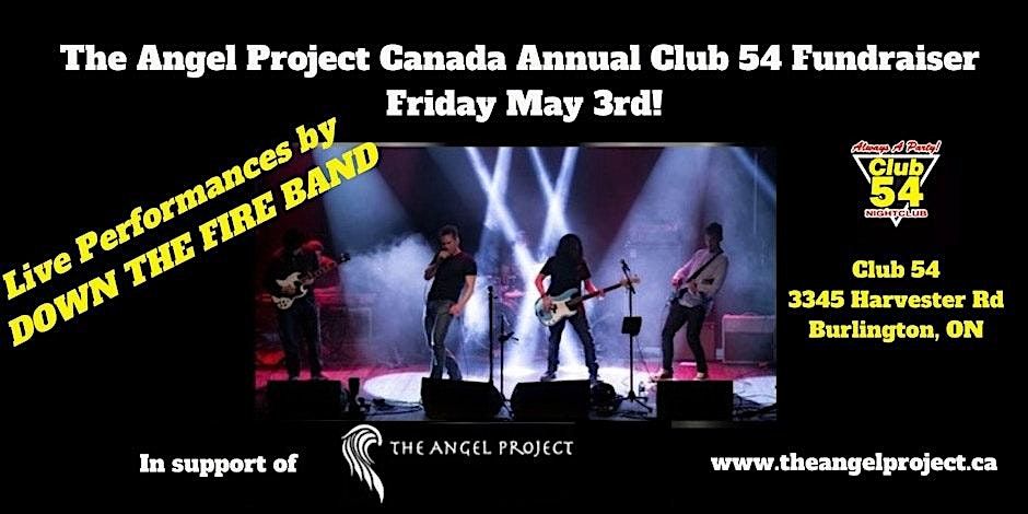The Angel Project "RARE HEARTS" Fundraiser featuring Down The Fire @ Club54