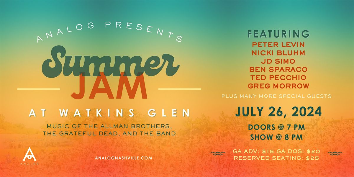 Celebration of Summer Jam at Watkins Glen