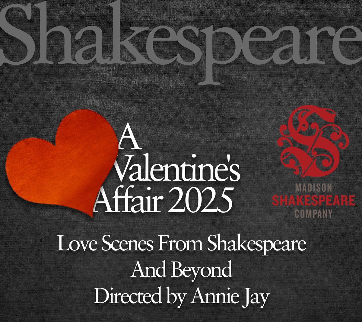 A Valentine's Affair 2025: Love Scenes From Shakespeare and Beyond