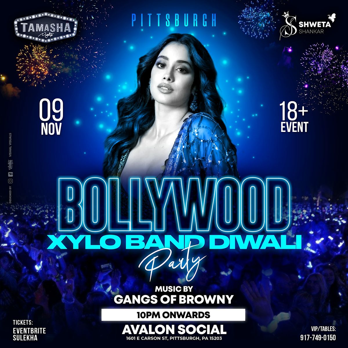 PITTSBURGH BOLLYWOOD DIWALI\/HALLOWEEN WITH XYLO BANDS @AVALON SOCIAL