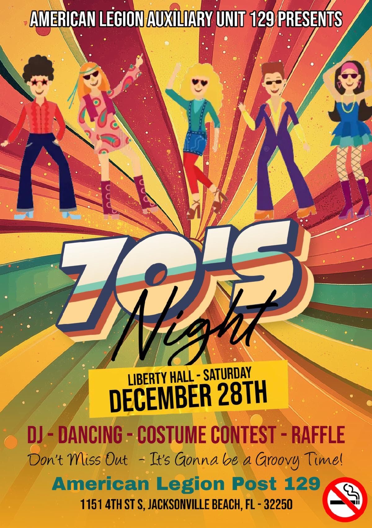 70s Night with the Auxiliary!!