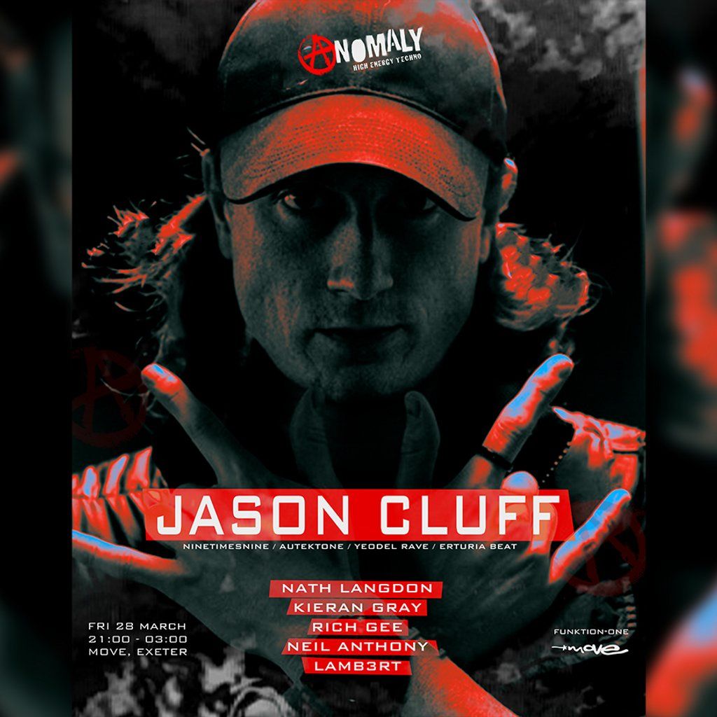 Jason Cluff - Hard Techno - Move Nightclub - Exeter - 28.03.25