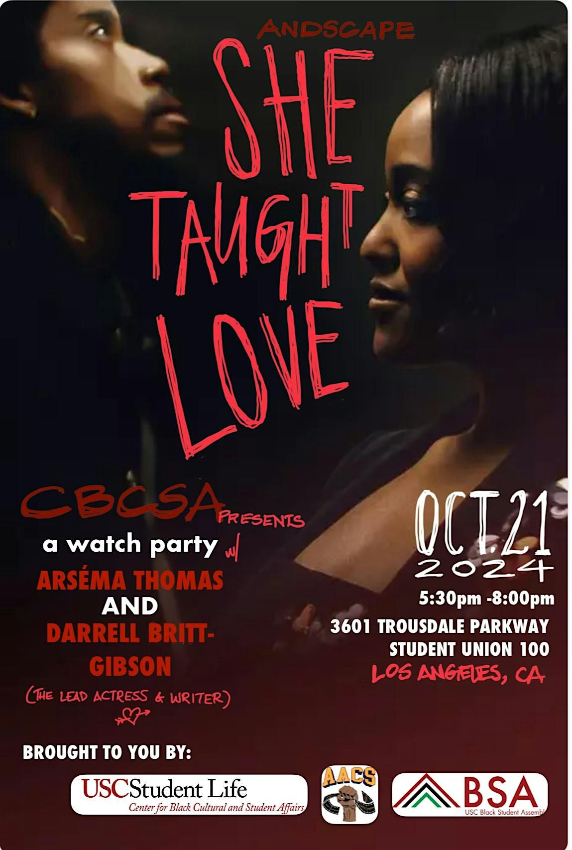 She Taught Love USC Watch Party