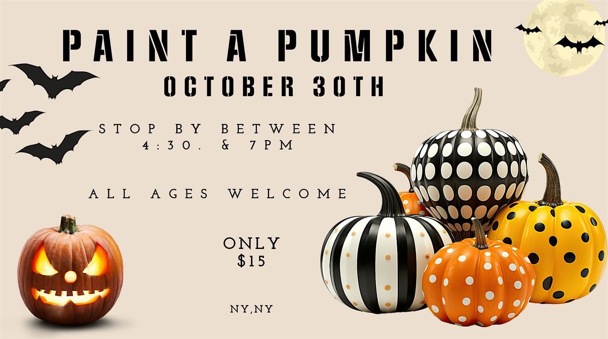 Pumpkin Painting and Carving