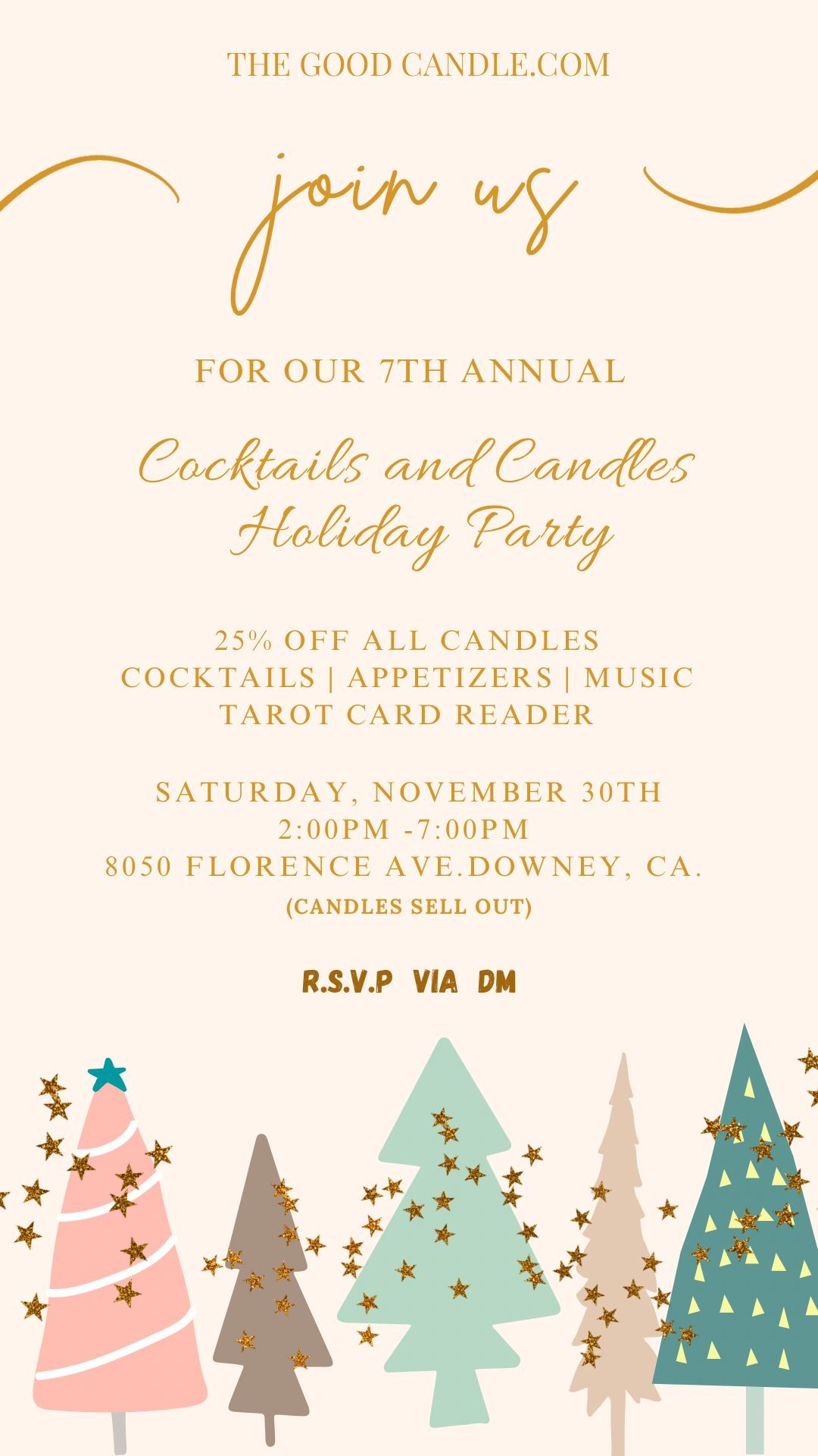 Cocktails & Candles Holiday Party