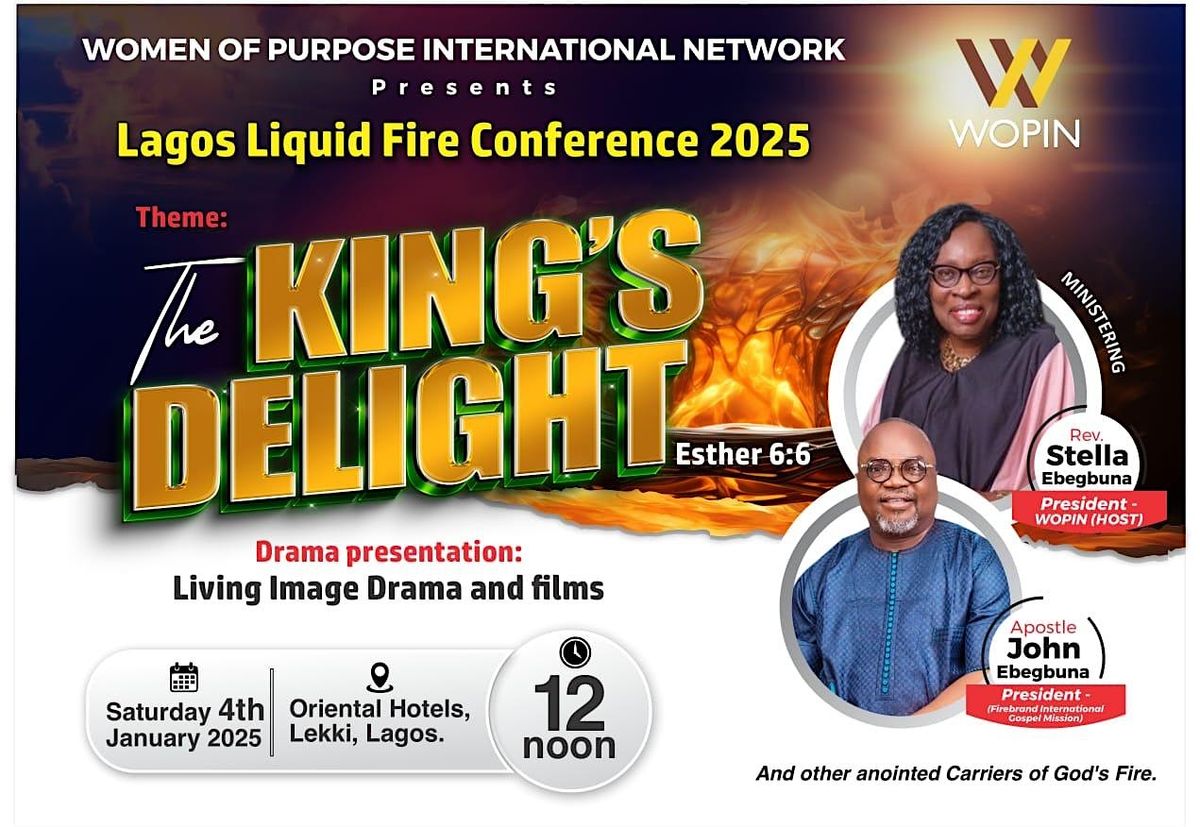 Women of Purpose International Network Lagos Liquid Fire Conference 2025