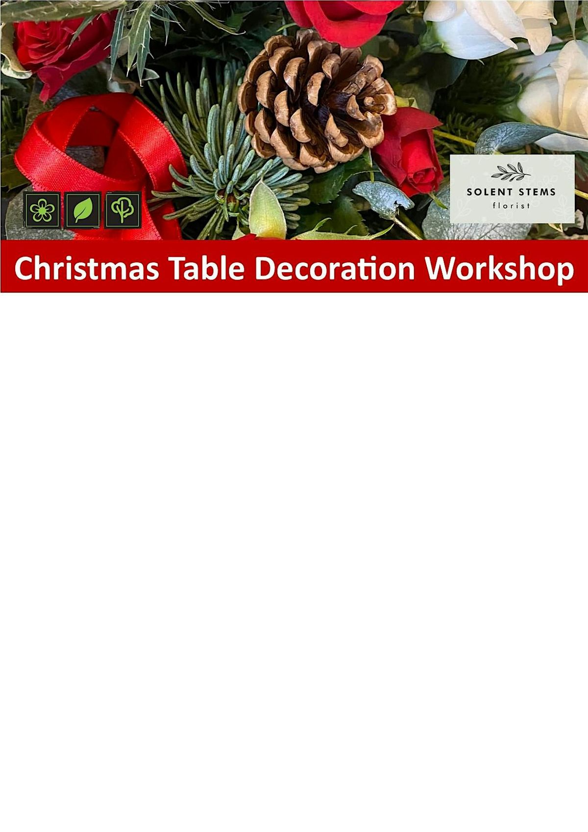 Christmas Table Decoration Workshop