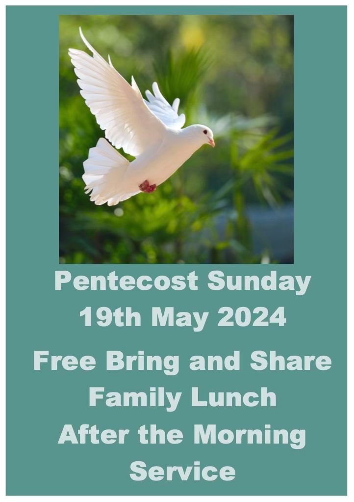 Pentecost Sunday Service & Bring & Share Lunch