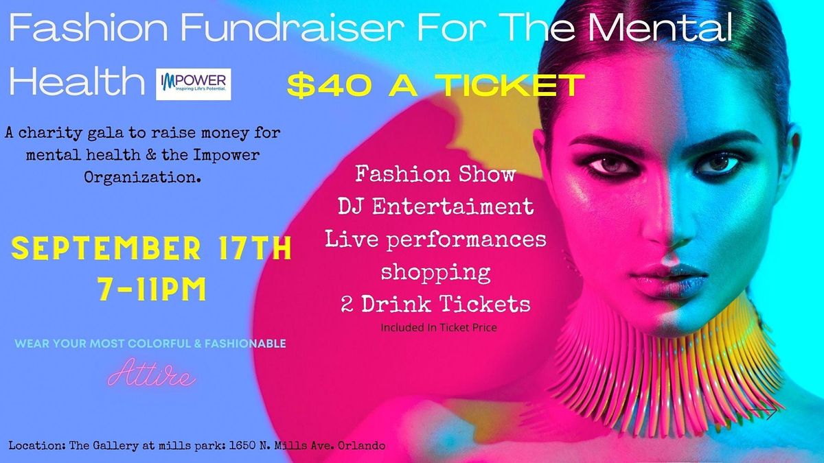 Fashion Fundraiser For Mental Health