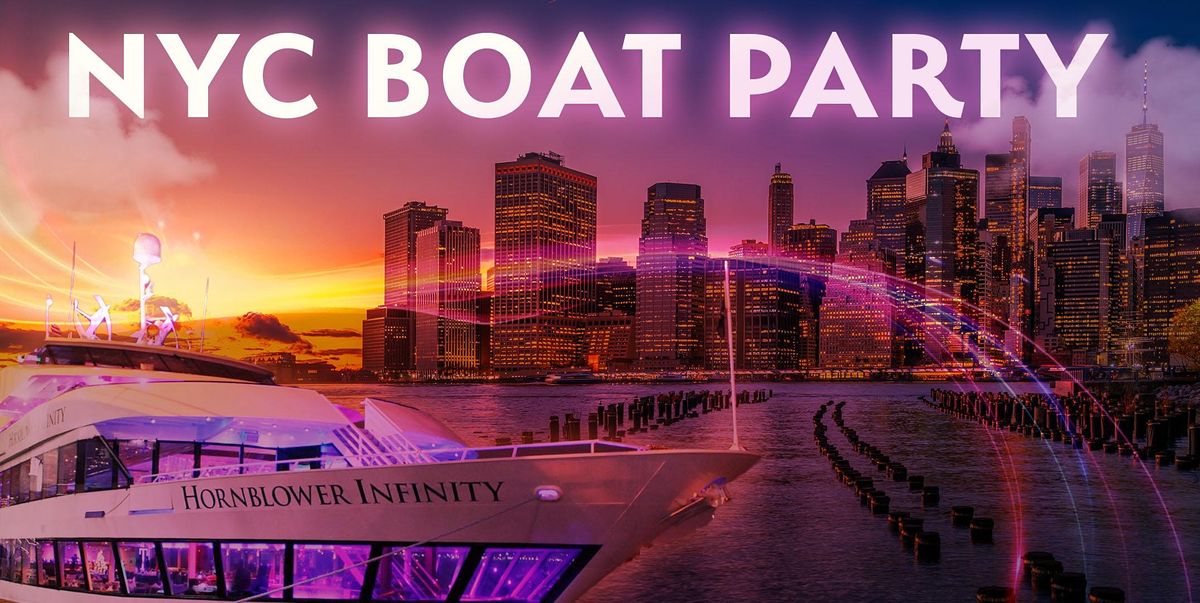 THE #1 NEW YORK CITY Boat Party Cruise | MEGA YACHT INFINITY