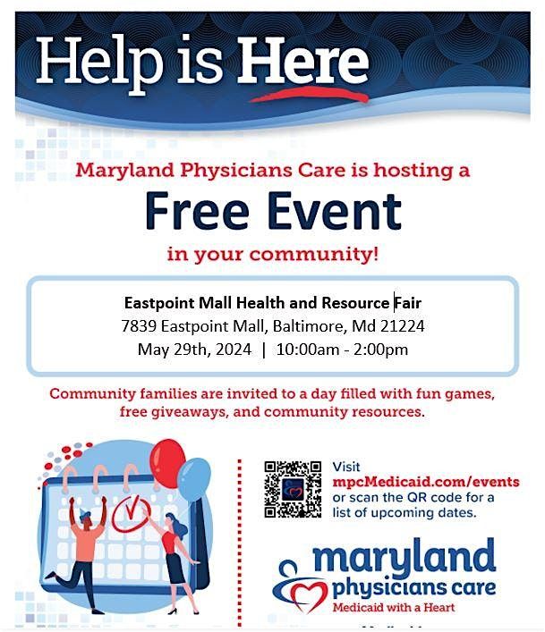 Maryland Physicians Care Eastpoint Mall Health and Resource Fair