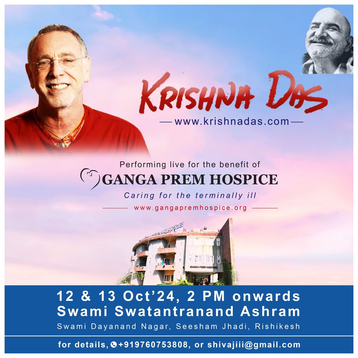 Krishna Das Concert in Rishikesh, October 12 & 13