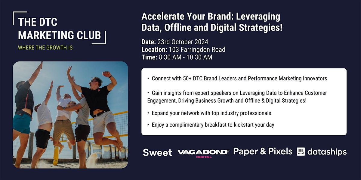 Accelerate Your Brand: Leveraging Data, Offline and Digital Strategies!