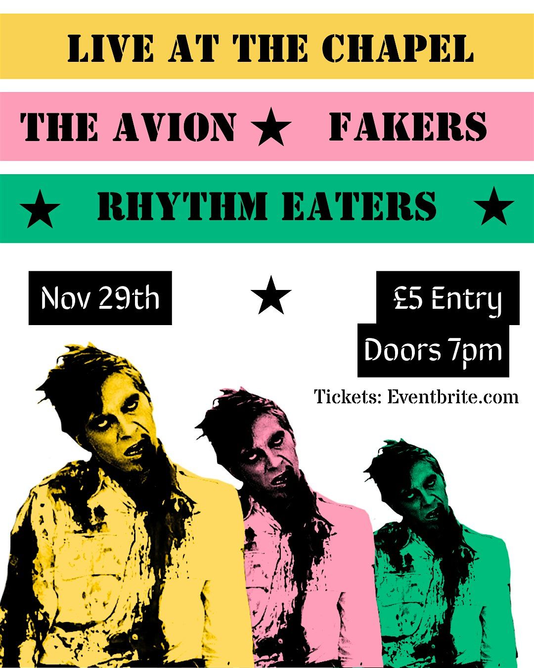 Live at The Chapel \/ THE AVION \/ FAKERS \/ RHYTHM EATERS