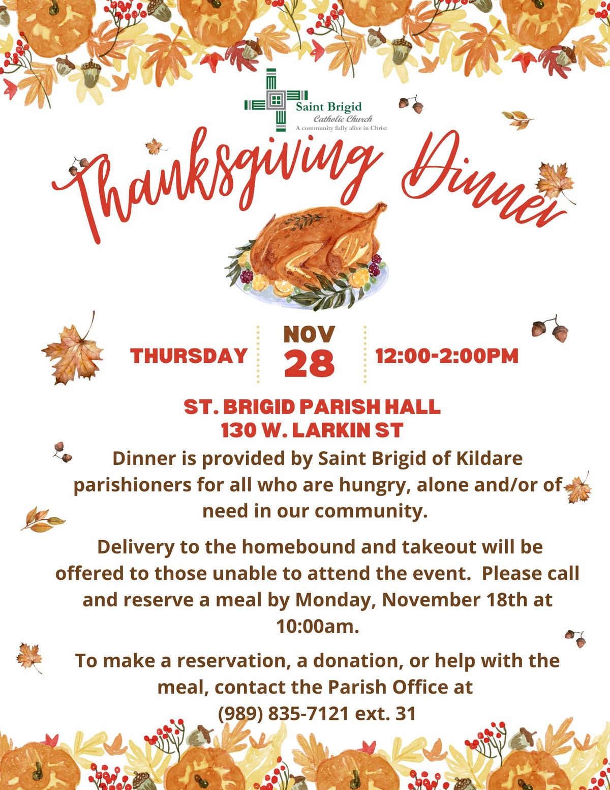 Community Thanksgiving Dinner