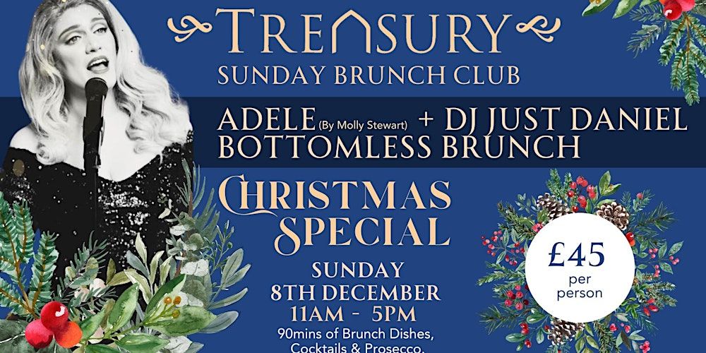 Adele Christmas Special Sunday Bottomless Brunch with Molly Stewart