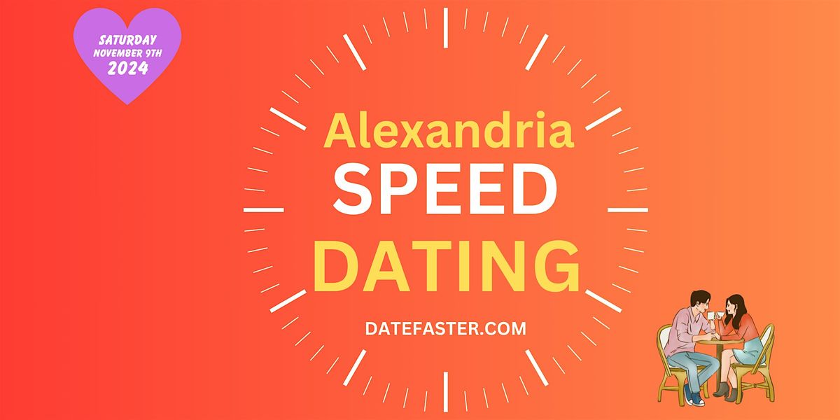 Speed Dating Alexandria Singles 24-39