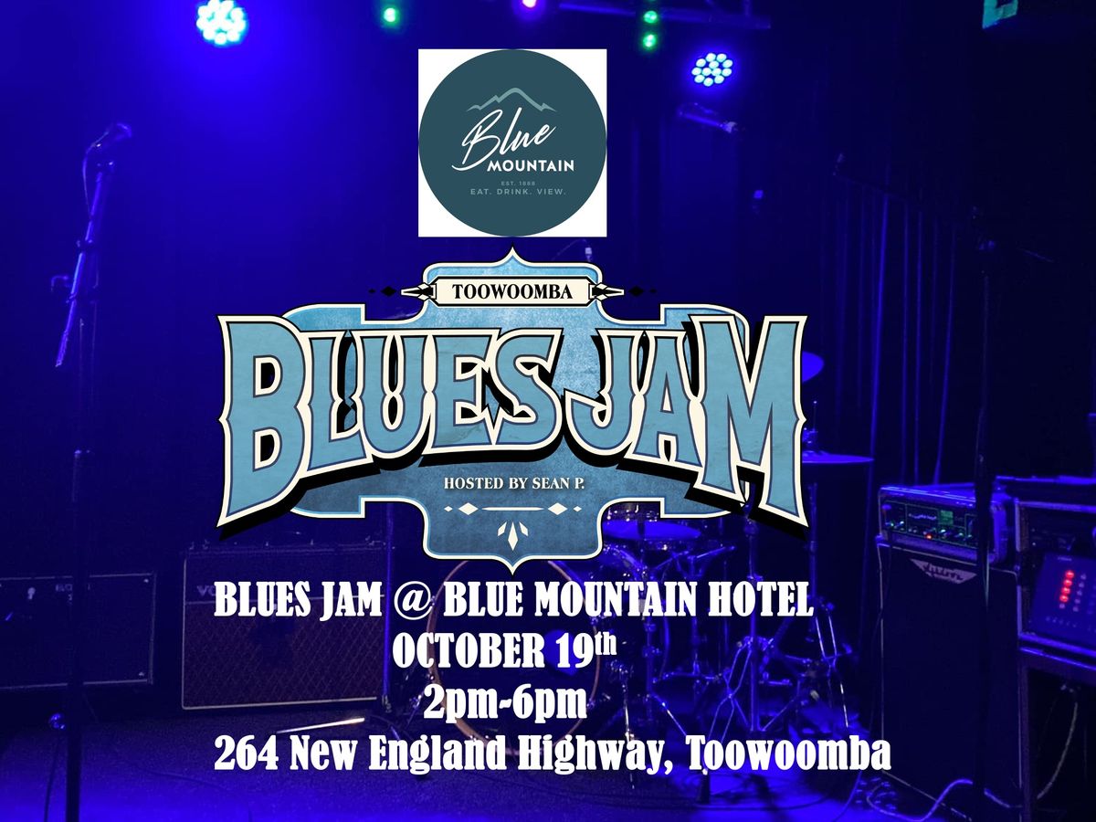 Blues Jam at The Bluey October 19th 