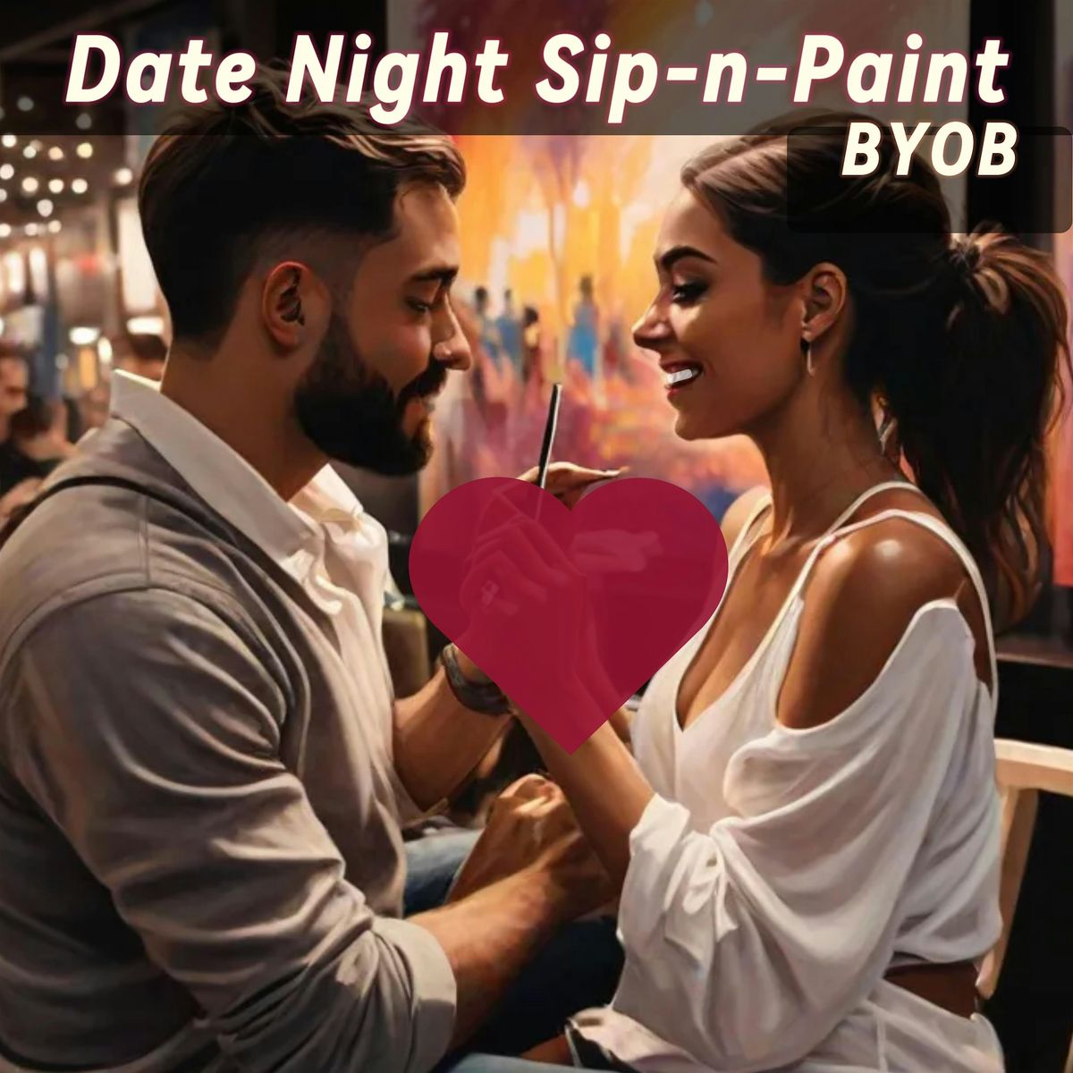 Date Night Sip\/Puff and Paint NYC BYOB\/W