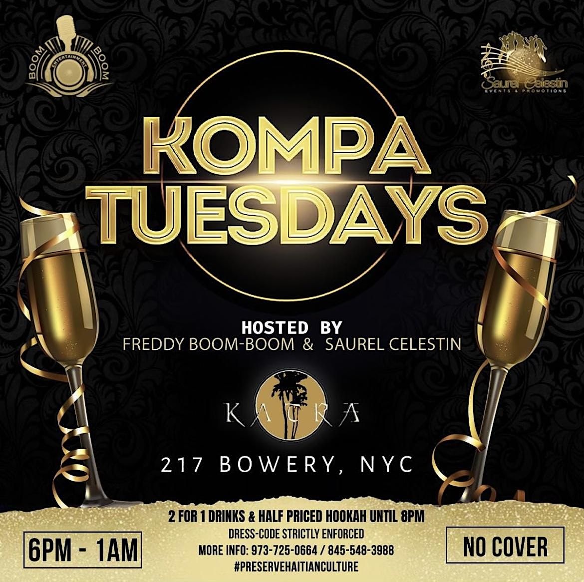 KOMPA TUESDAYS NUMBER 1 HAITIAN PARTY IN NEW YORK CITY