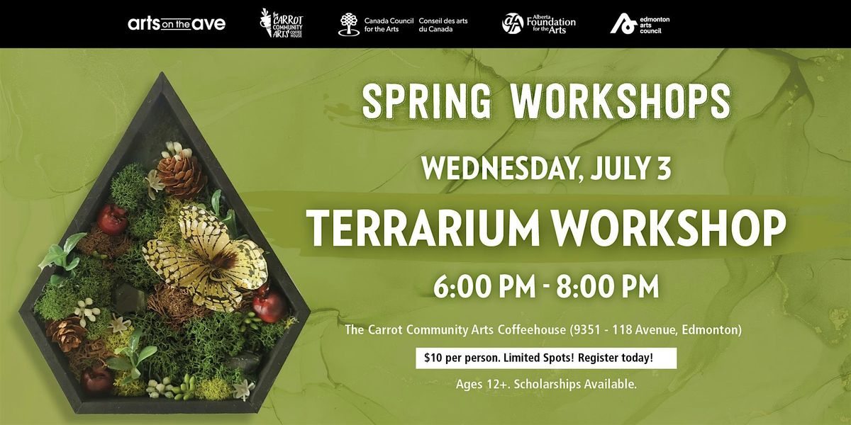 Terrarium Workshop with Elizabeth Carr