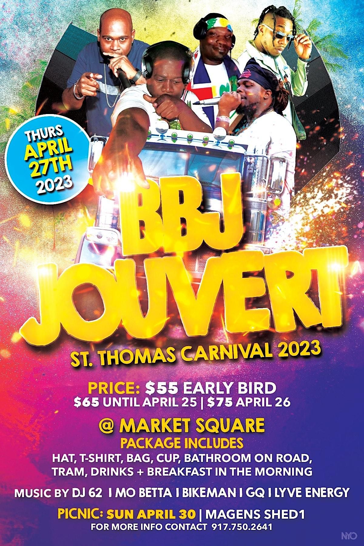 STT Carnival 2023 Takeover, St. Thomas, USVI, Charlotte Amalie, 26 ...