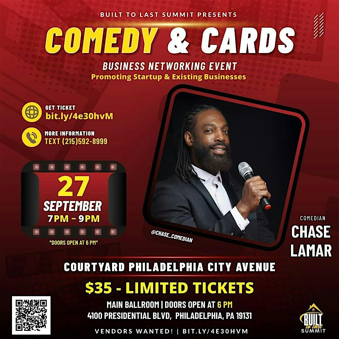 Comedy & Cards: Business Networking Event