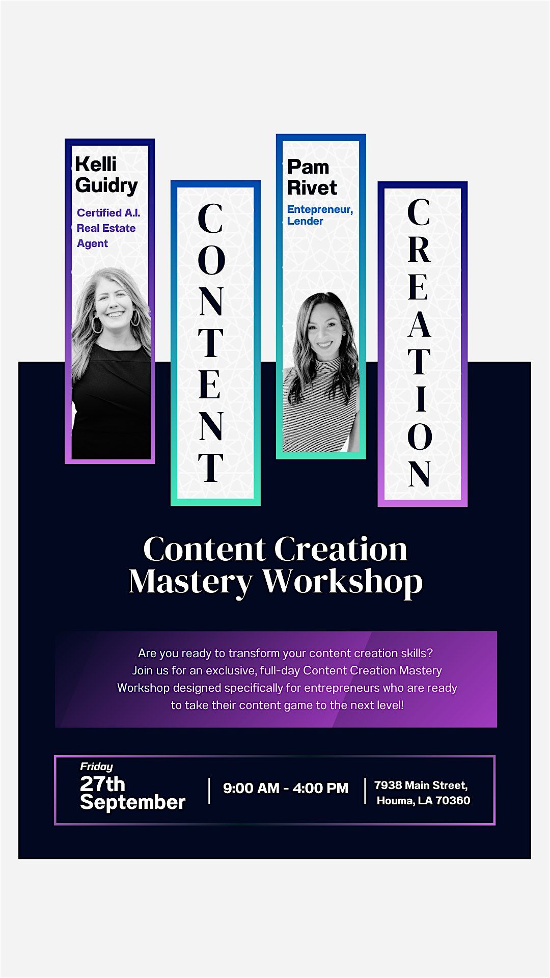 Content Creation Mastery Workshop