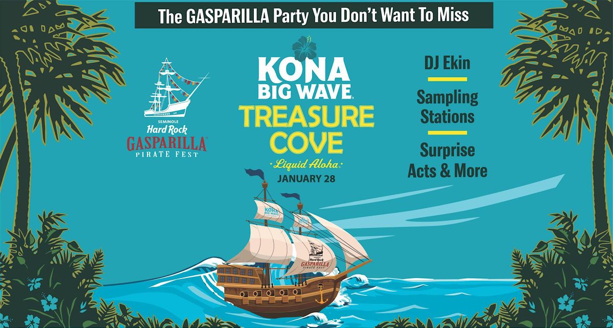 Big Wave Treasure Cove at the Gasparilla Pirate Fest