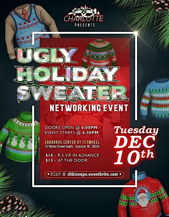 Ugly Holiday Sweater Networking Event