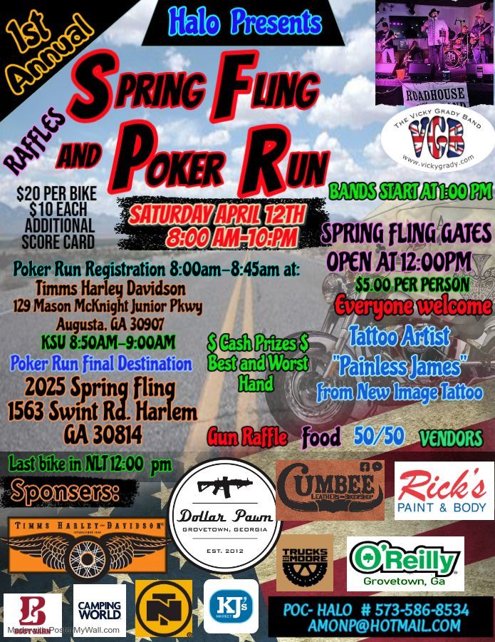 Spring Fling Poker Run and After Party!