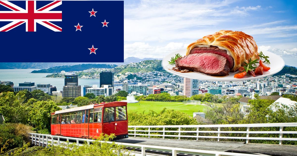 Kumain in ng Beef Wellington sa Wellington New Zealand 