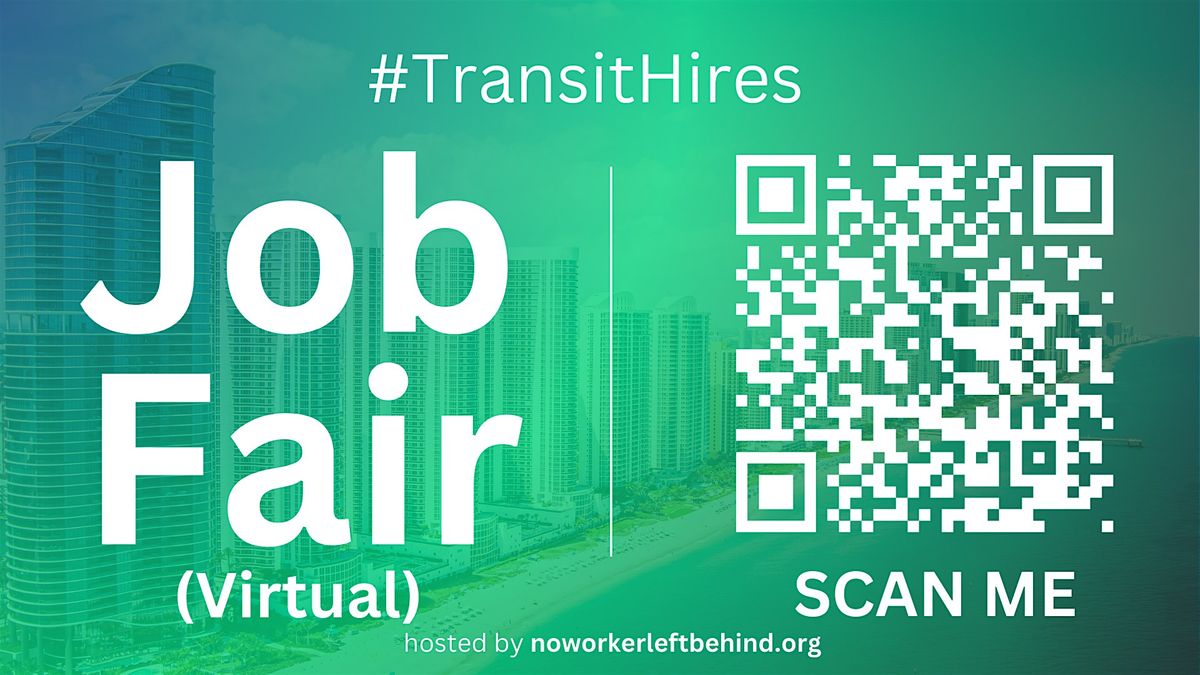 #TransitHires Virtual Job Fair \/ Career Expo Event #PalmBay