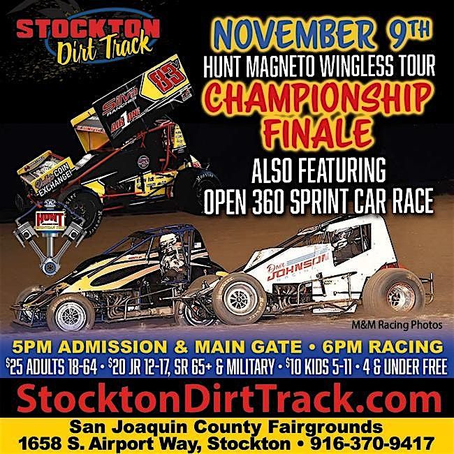 Hunt Magneto Wingless Sprint Car Series Championship Finale w\/open 360 race