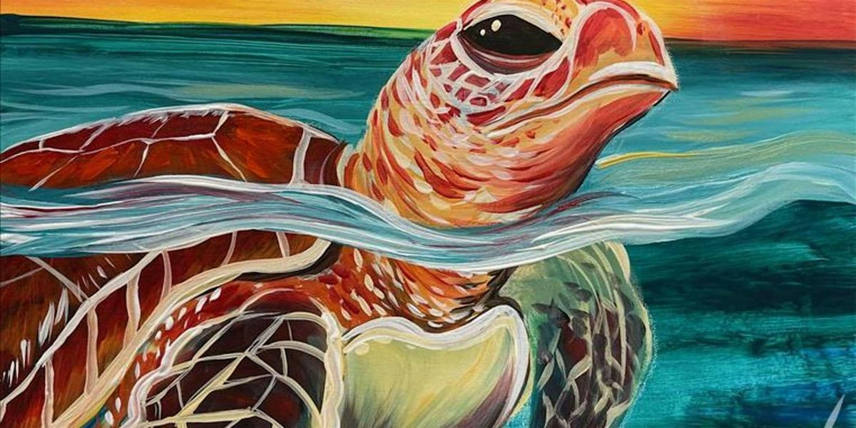 Beautiful Sea Turtle - Paint and Sip by Classpop!\u2122