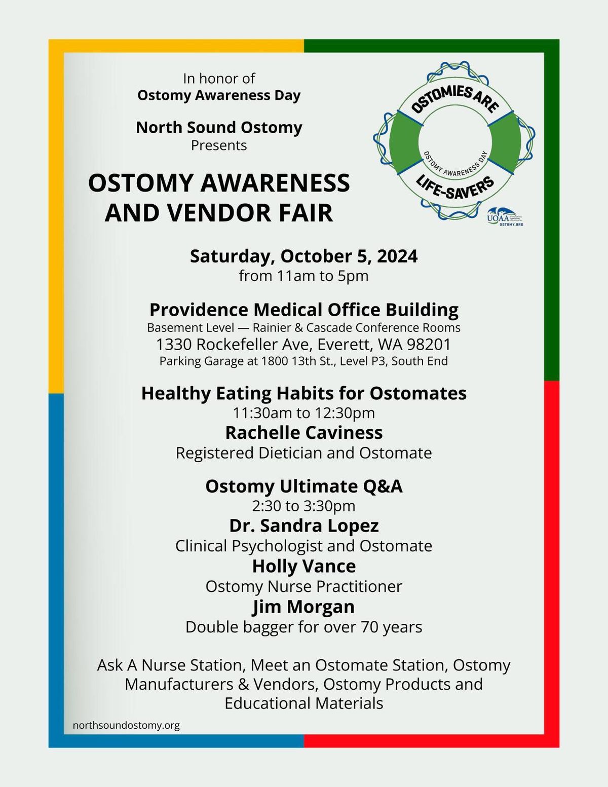 Ostomy Awareness and Vendor Fair