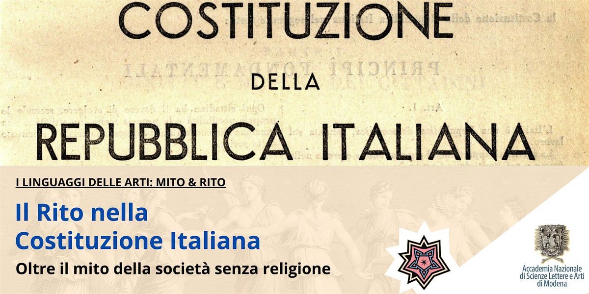 I Linguaggi delle Arti - IL RITO NELLA COSTITUZIONE ITALIANA