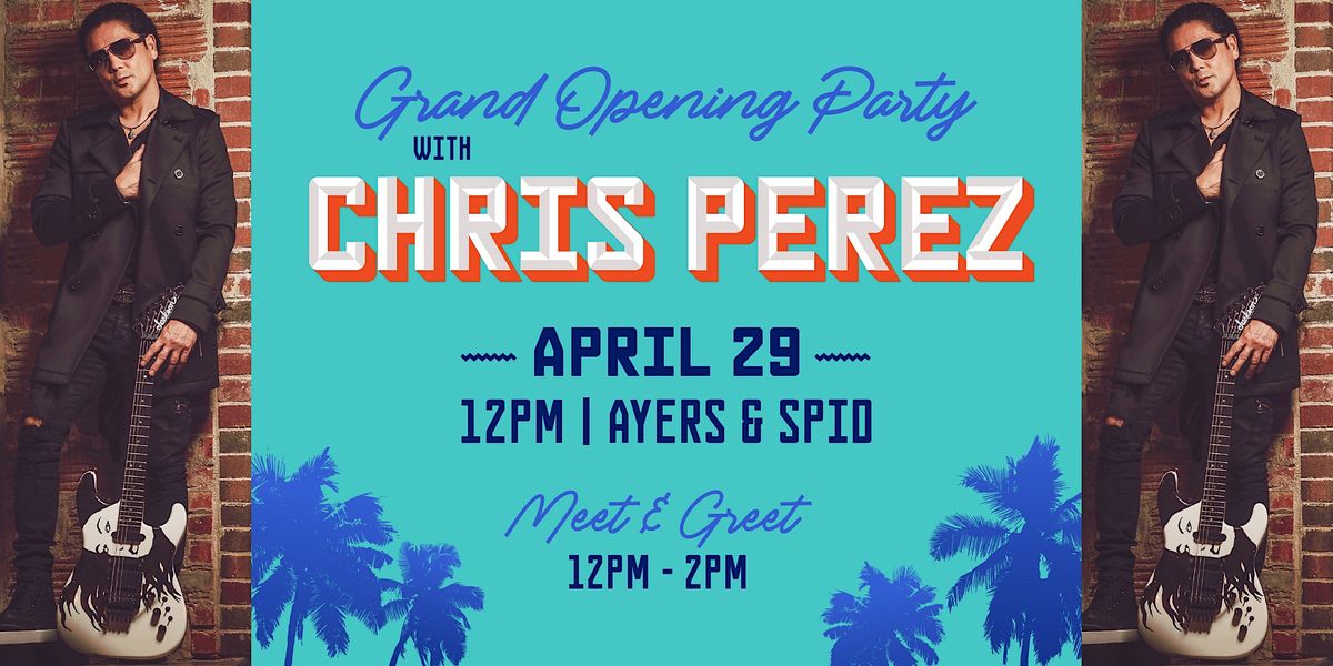 Exclusive Meet and Greet with Chris Perez, Pizza Patrón, Corpus Christi