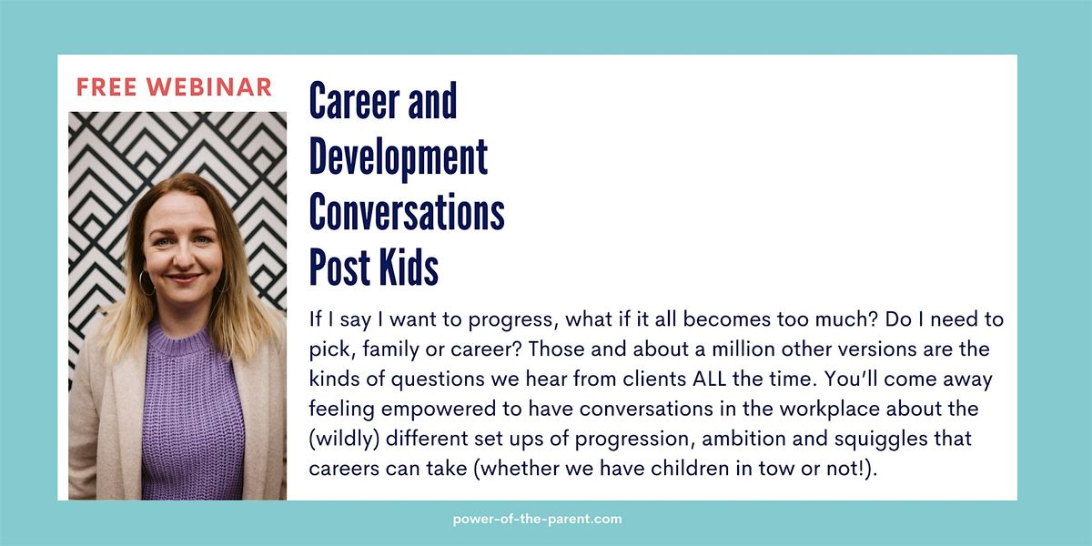 Career and Development Conversations P.K. (Post Kids)