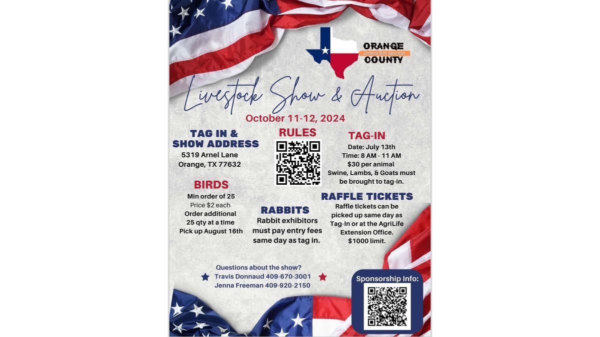 OCLSA October Show & Auction