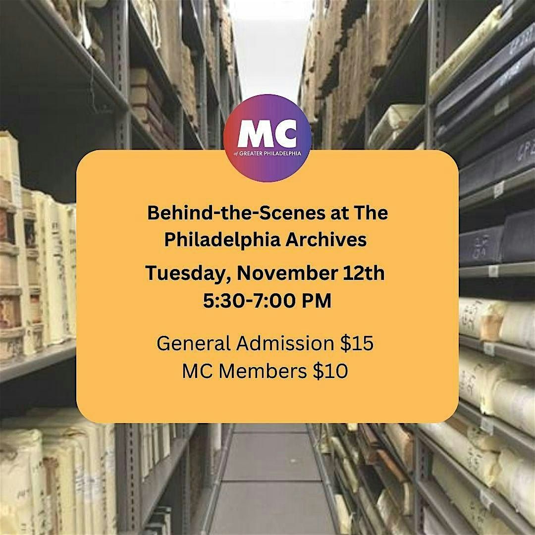 Behind-the-Scenes at Philadelphia City Archives