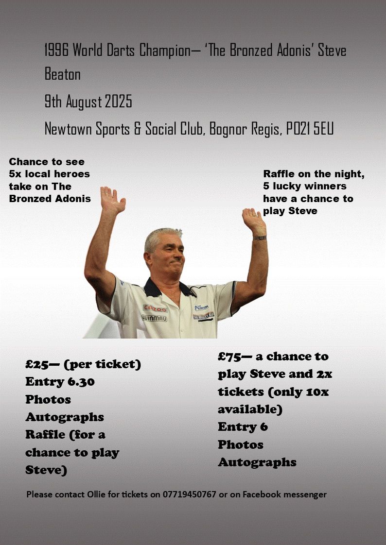 Steve Beaton Darts Exhibition 