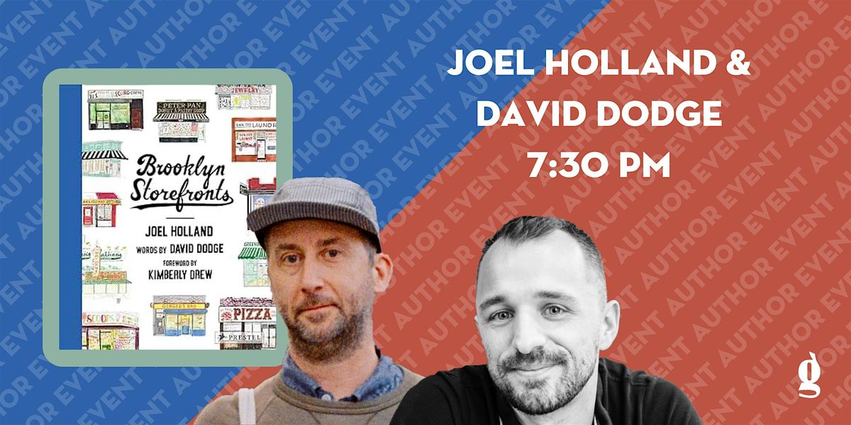 Book Event: Joel Holland, David Dodge, and Ali Gitlow