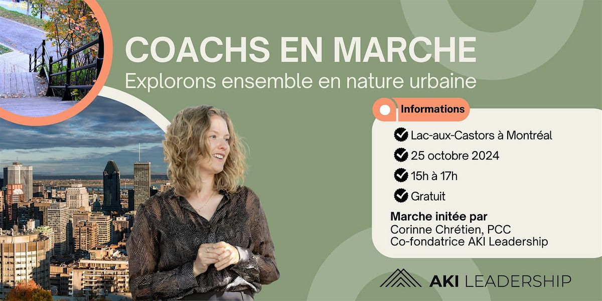 Coachs en marche : invitation \u00e0 explorer ensemble en nature