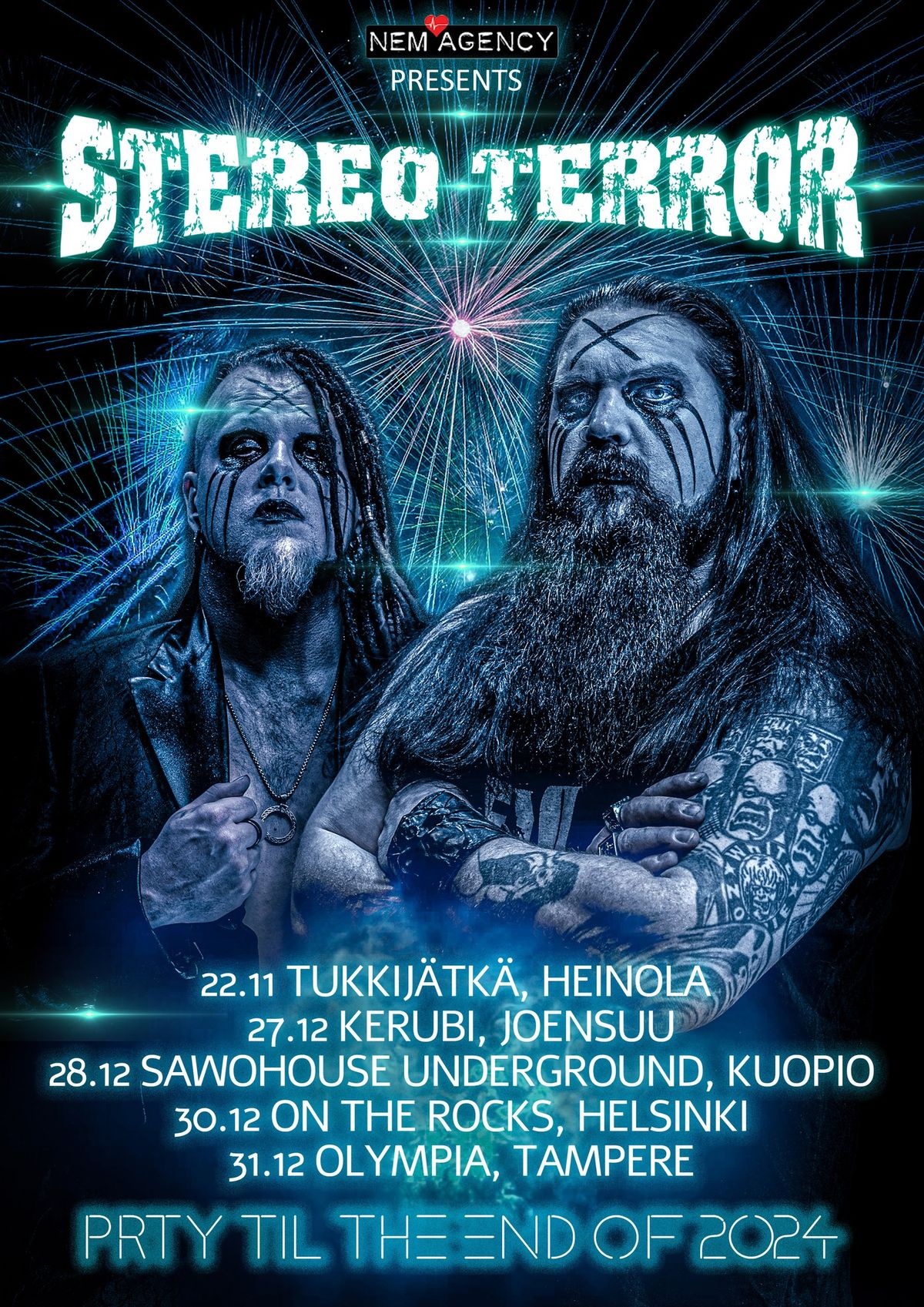 Stereo Terror, 31.12.2024, Olympia, Tampere