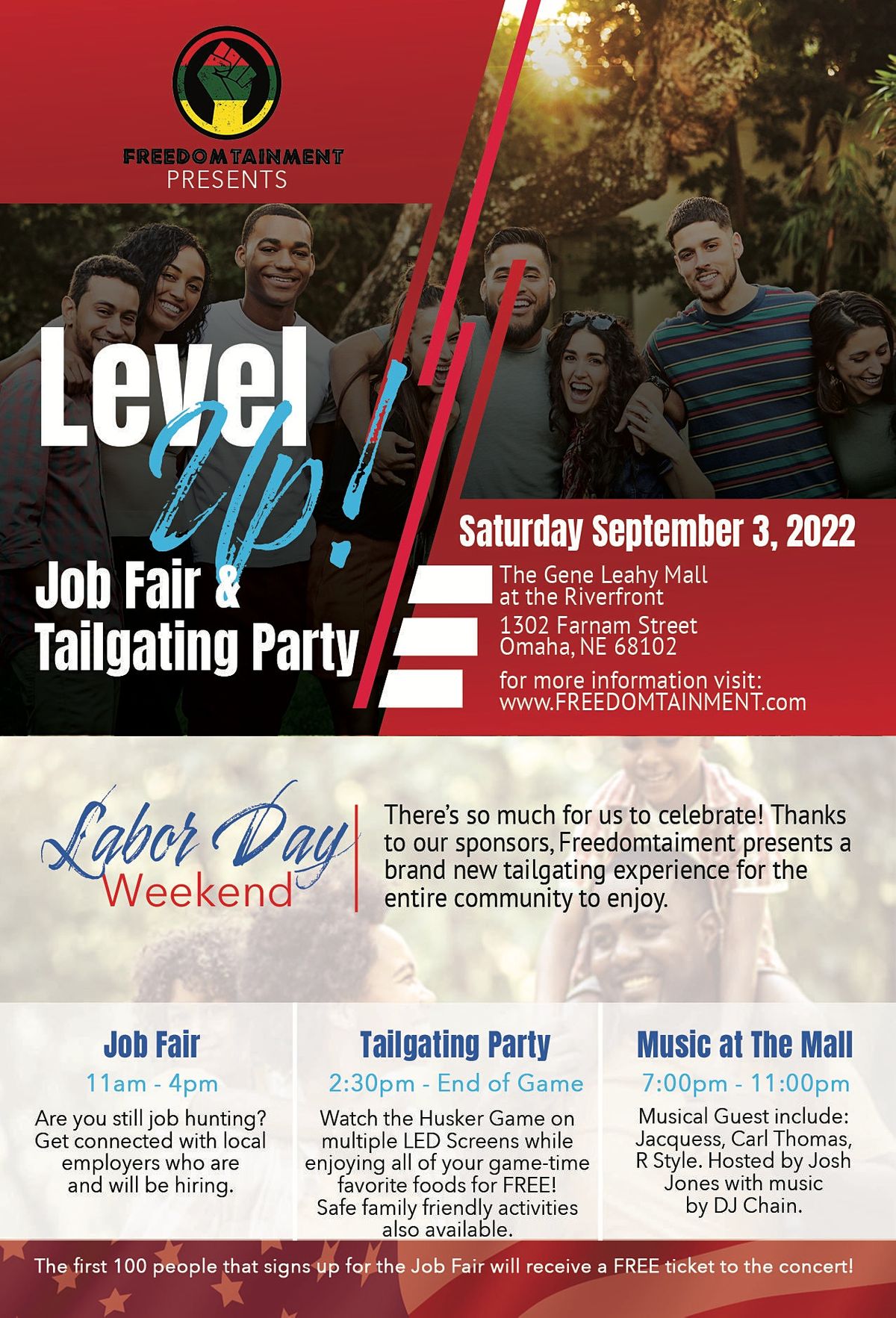 Level UP !!! A Career Fair & Tailgating Party