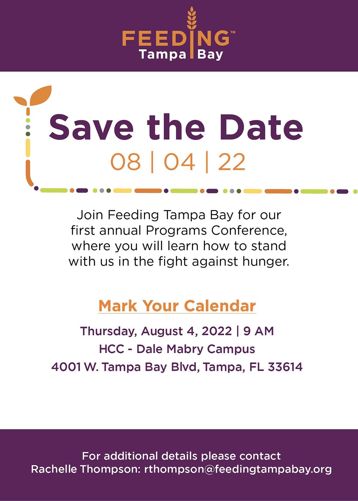 1st Annual Feeding Tampa Bay Programs Conference
