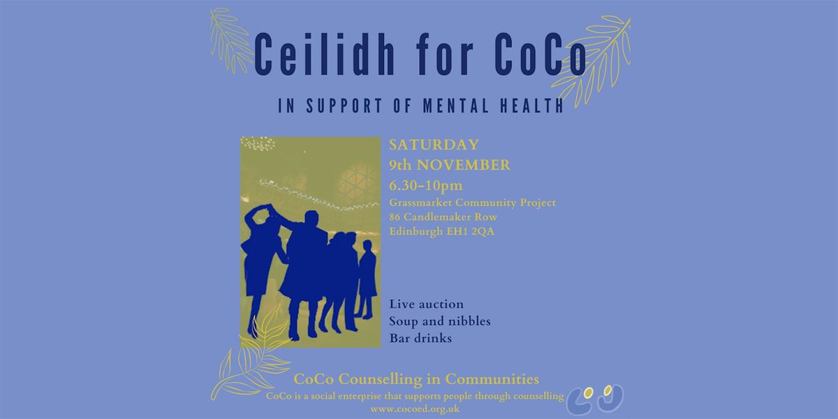 Ceilidh for CoCo Counselling in Communities