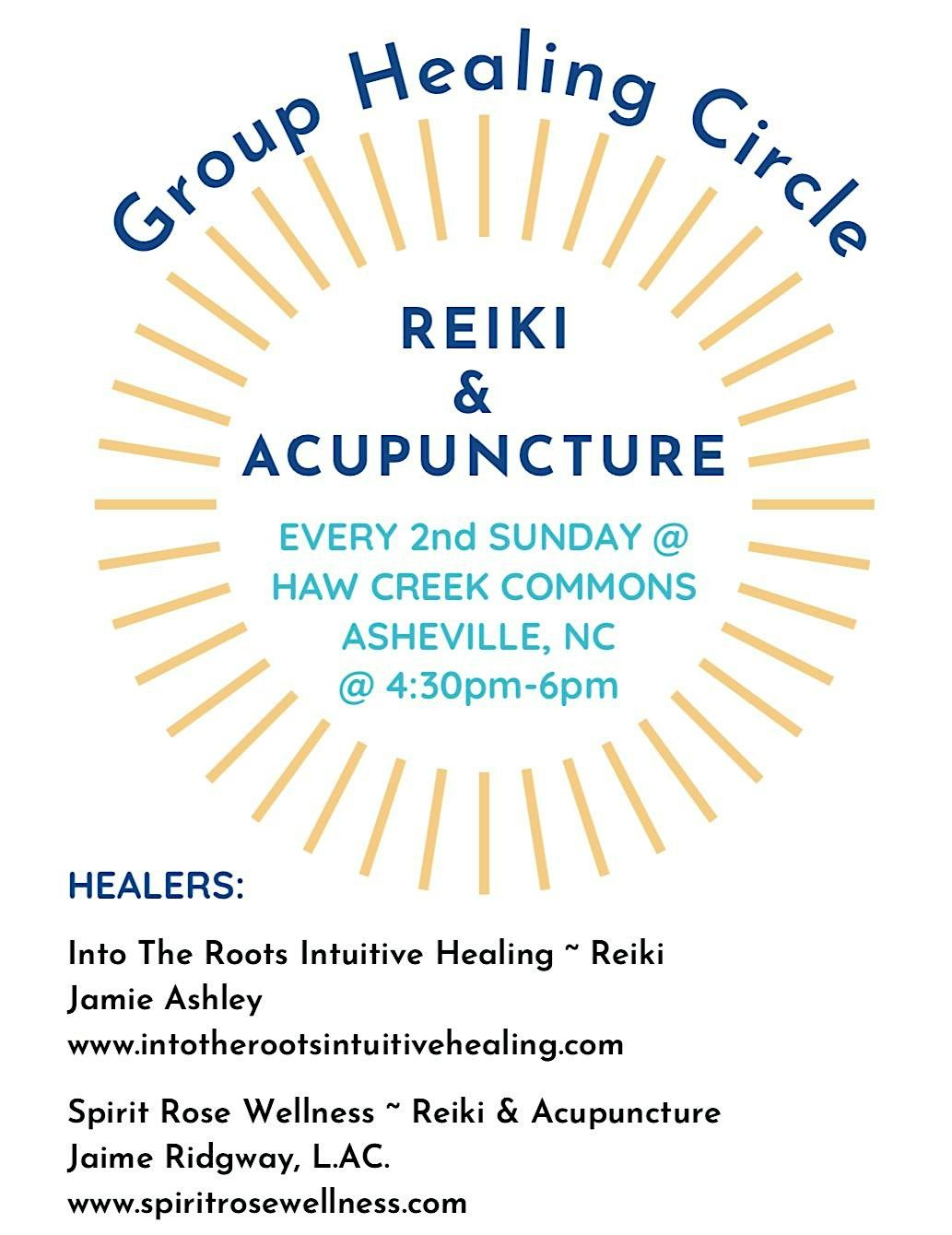 Group Reiki Healing And Acupuncture